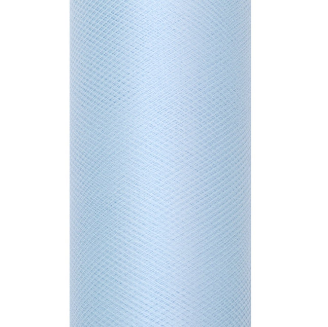 Rotolo di tulle azzurro 30cm 9m