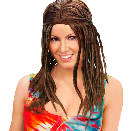 Parrucca marrone rasta