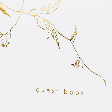 Libro degli ospiti bianco 24,5 cm