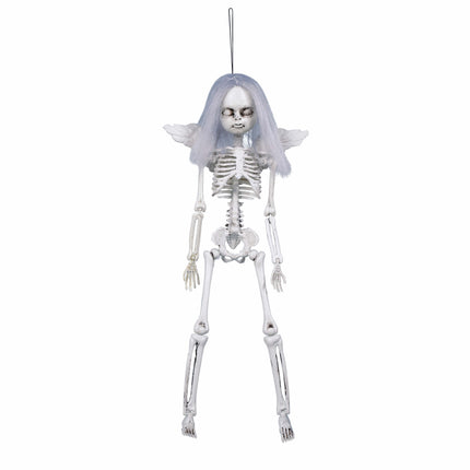 Decorazione appesa di Halloween Angelo Scheletro 40 cm