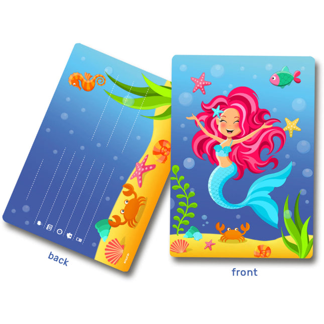 Inviti a sirena per la festa 8 pezzi