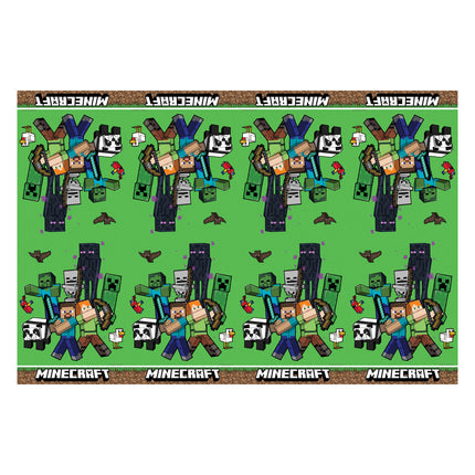 Tovaglia Minecraft in plastica 1,8 m