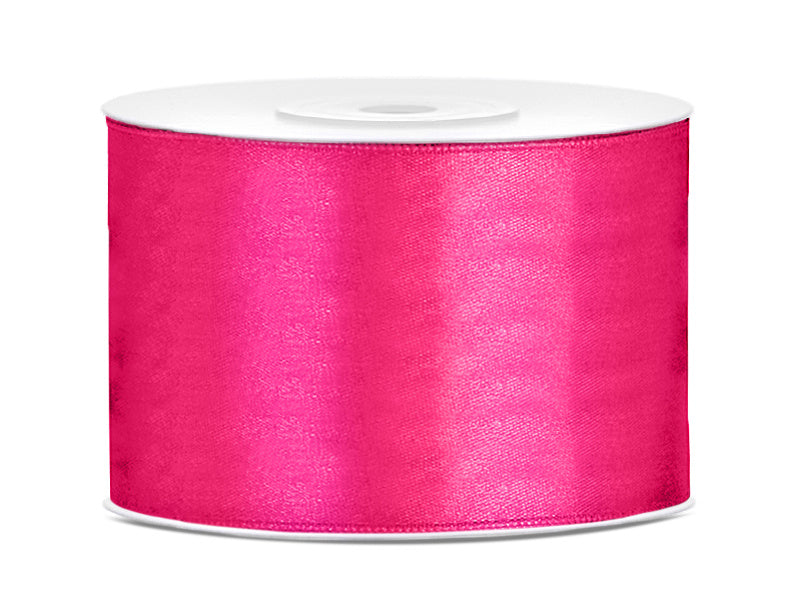 Nastro di raso fucsia 50mm 25m