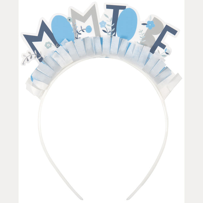 Cerchietto Mom To Be Blu