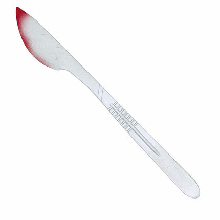 Coltello finto sangue di Halloween 20 cm