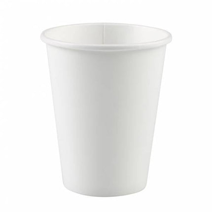 Tazze bianche di cartone 266ml 8pz