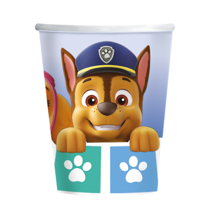 Bicchieri di carta Paw Patrol 250ml 8 pezzi