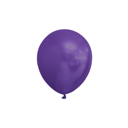 Palloncini viola metallizzati 13cm 100pz