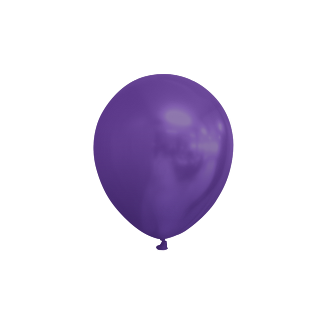 Palloncini viola metallizzati 13cm 100pz