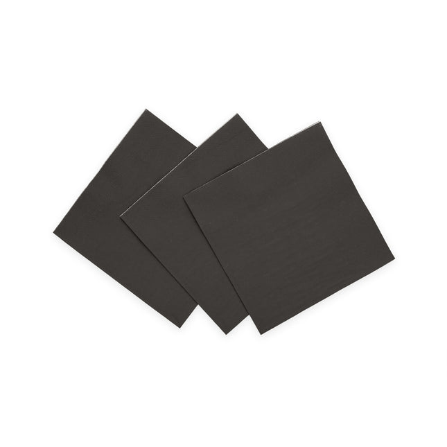 Tovaglioli neri a 3 strati 24m 20pz