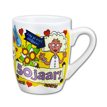 Tazza 50 Years Woman 12cm