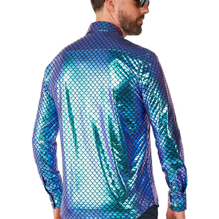 Camicia Disco Mermaid Uomo <tc>OppoSuits</tc>