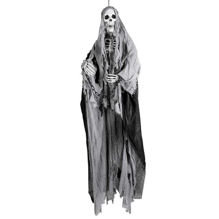 Bambola di Halloween Scheletro Grigio 180 cm
