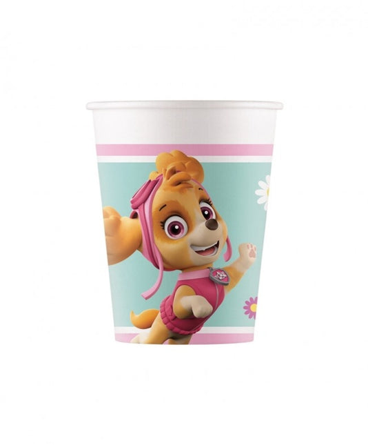 Tazze Paw Patrol in cartone da 200 ml 8 pezzi