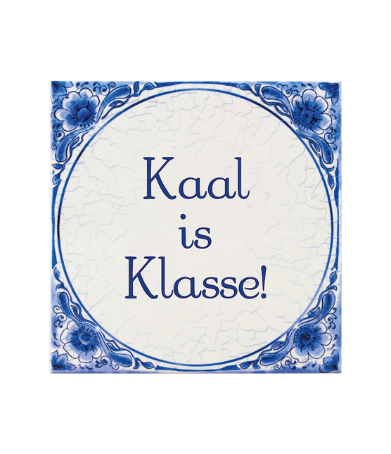 Piastrella blu Delft nuda 14,5 cm