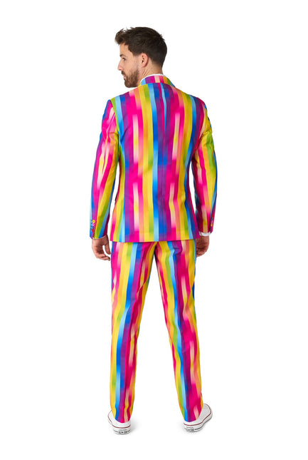 Tuta a strisce arcobaleno da uomo <tc>OppoSuits</tc>