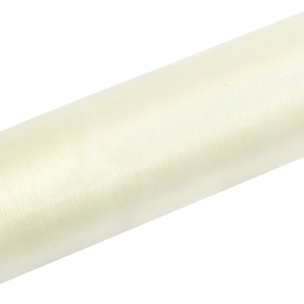 Tessuto Organza Bianco Pastello 16cm 9m