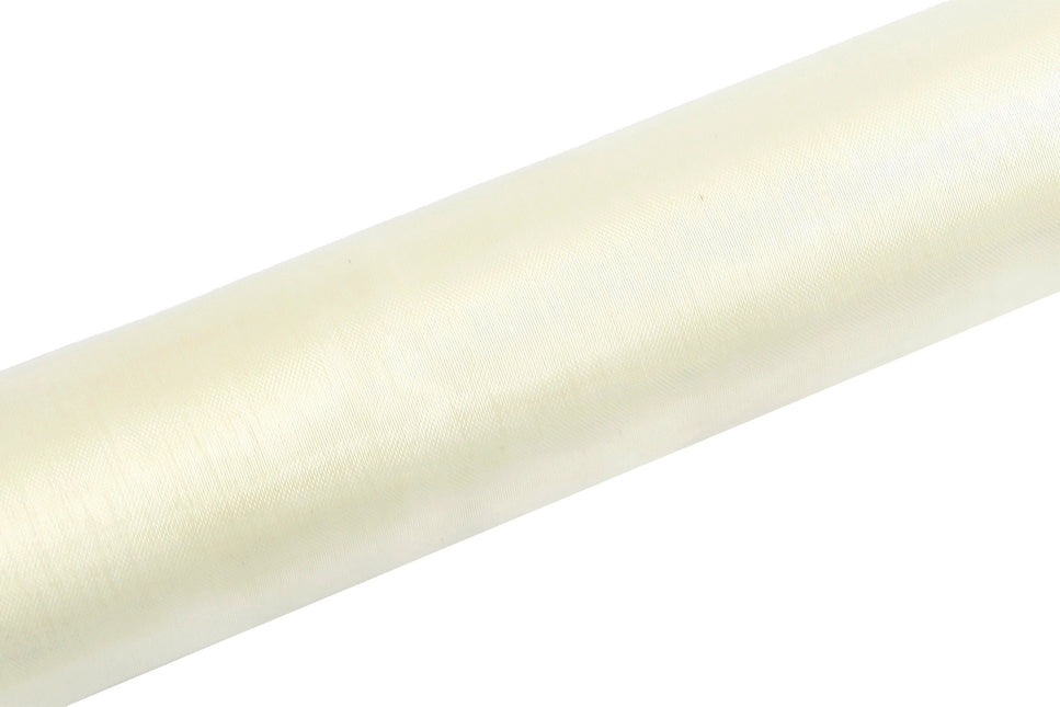 Tessuto Organza Bianco Pastello 16cm 9m