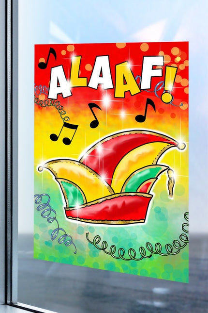 Adesivo per finestre Alaaf 25cm