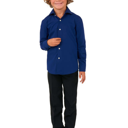Camicia blu scuro Ragazzo <tc>OppoSuits</tc>