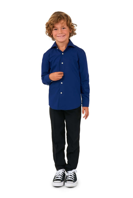 Camicia blu scuro Ragazzo <tc>OppoSuits</tc>