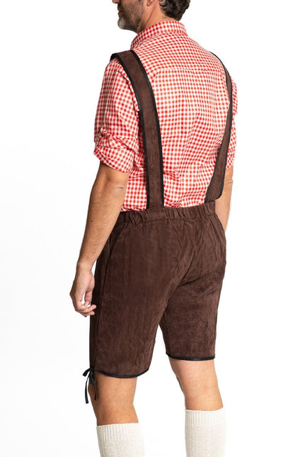 Lederhose corti marrone scuro