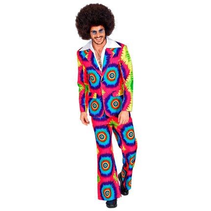 Costume Disco 70S colorato da uomo Groovy