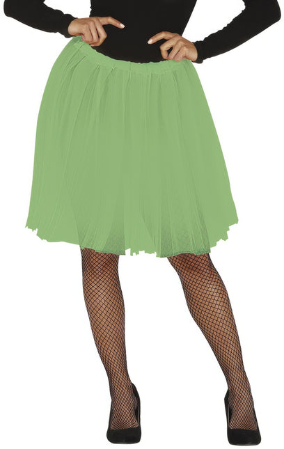Tutù verde chiaro da donna 60 cm