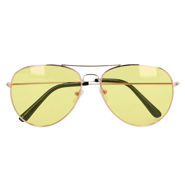 Occhiali Neon 80S Blu Giallo