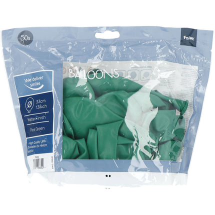 Palloncini verdi verde pino 33cm 50pz