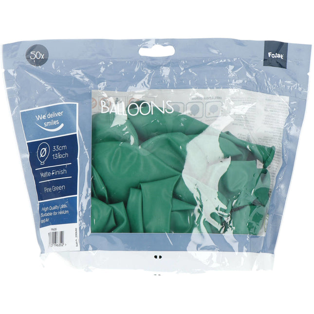 Palloncini verdi verde pino 33cm 50pz