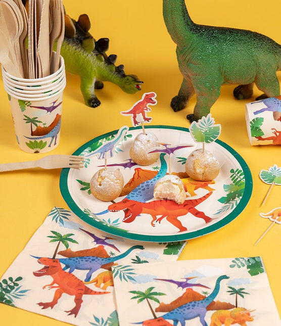 Piatti Dino Colorati 23cm 8pz
