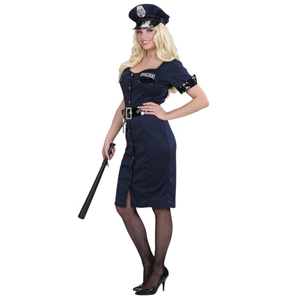 Abito da poliziotto blu scuro da donna