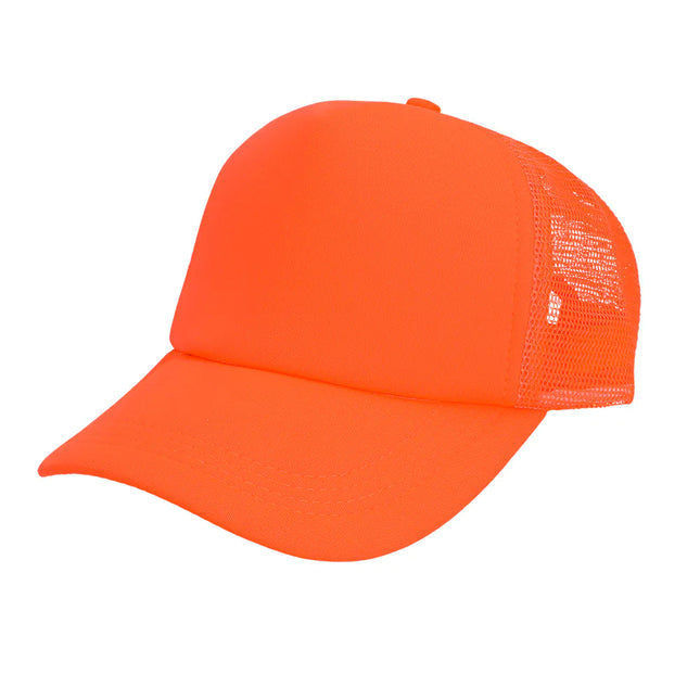 Cappello arancione neon regolabile