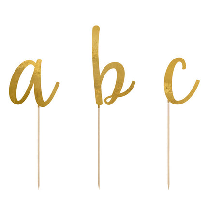 Cake toppers Alfabeto 12cm 53pz