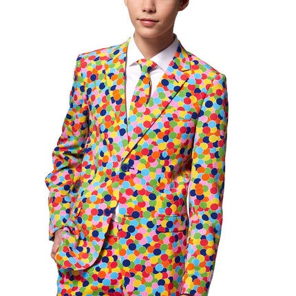 Costume da festa con coriandoli Ragazzo Teen <tc>OppoSuits</tc>
