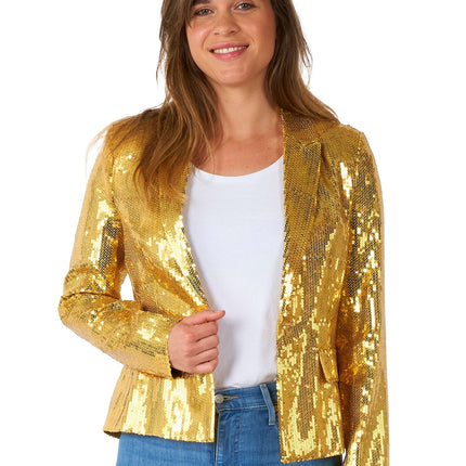 Blazer d'oro Paillet Donna <tc>Suitmeister</tc>