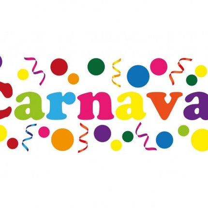 Adesivo per finestra Carnevale 75cm