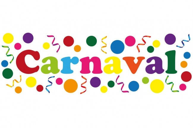 Adesivo per finestra Carnevale 75cm