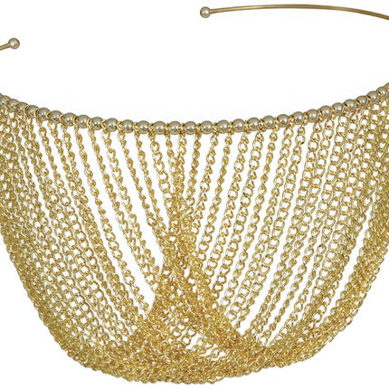 Collana Disco 70S Oro