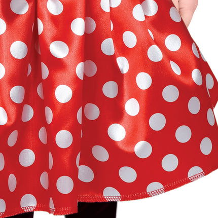 Costume da Minnie Mouse rosso bianco bambino