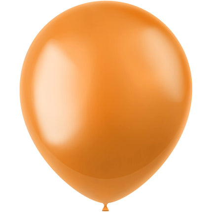 Palloncini arancioni Metaliic 33cm 50pz
