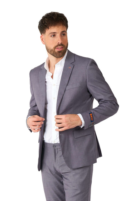 Abito grigio scuro da uomo <tc>OppoSuits</tc>
