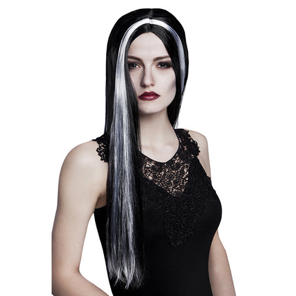 Parrucca di Halloween capelli lunghi Aurora