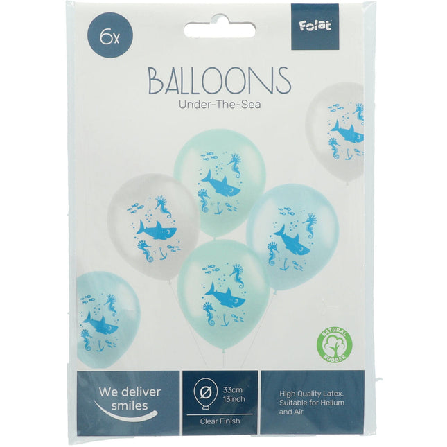 Palloncini Sotto il Mare 33cm 6pz