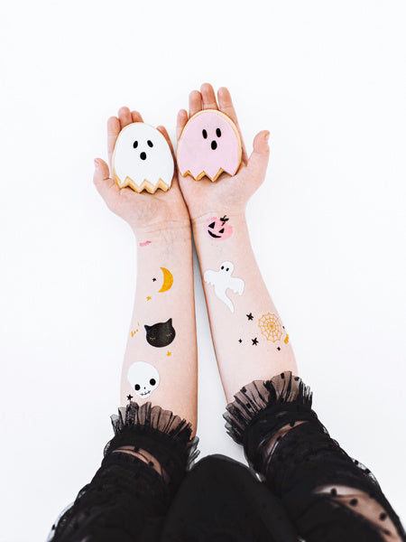 Tatuaggi di Halloween Boo 12 pezzi