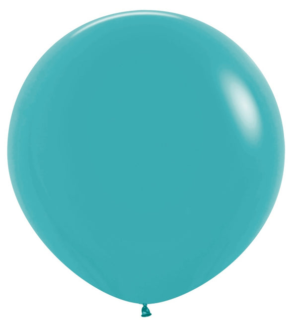 Palloncini blu caraibico 91cm 10pz
