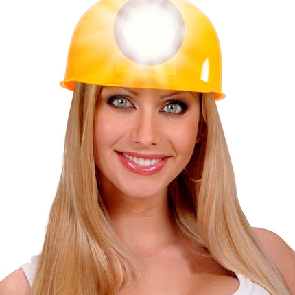 Casco da costruzione con luce