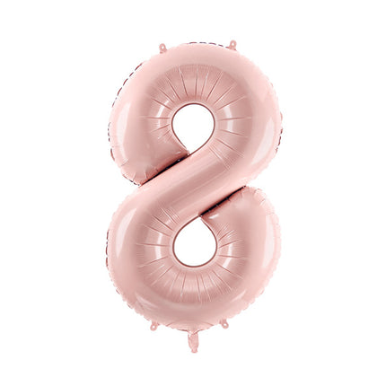 Palloncino a 8 anni Rosa Chiaro Vuoto 72cm