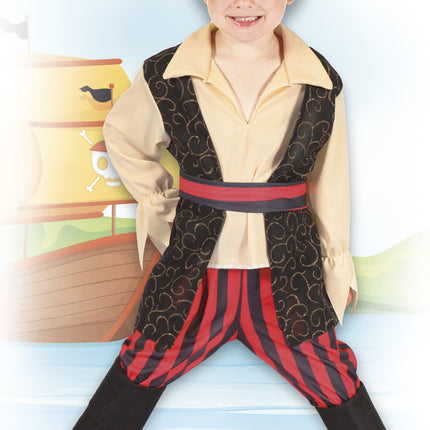 Tuta da pirata Bambino 3/4 anni